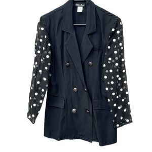 Vintage size Large by Odds’ n  Evens  double breasted tunic top.